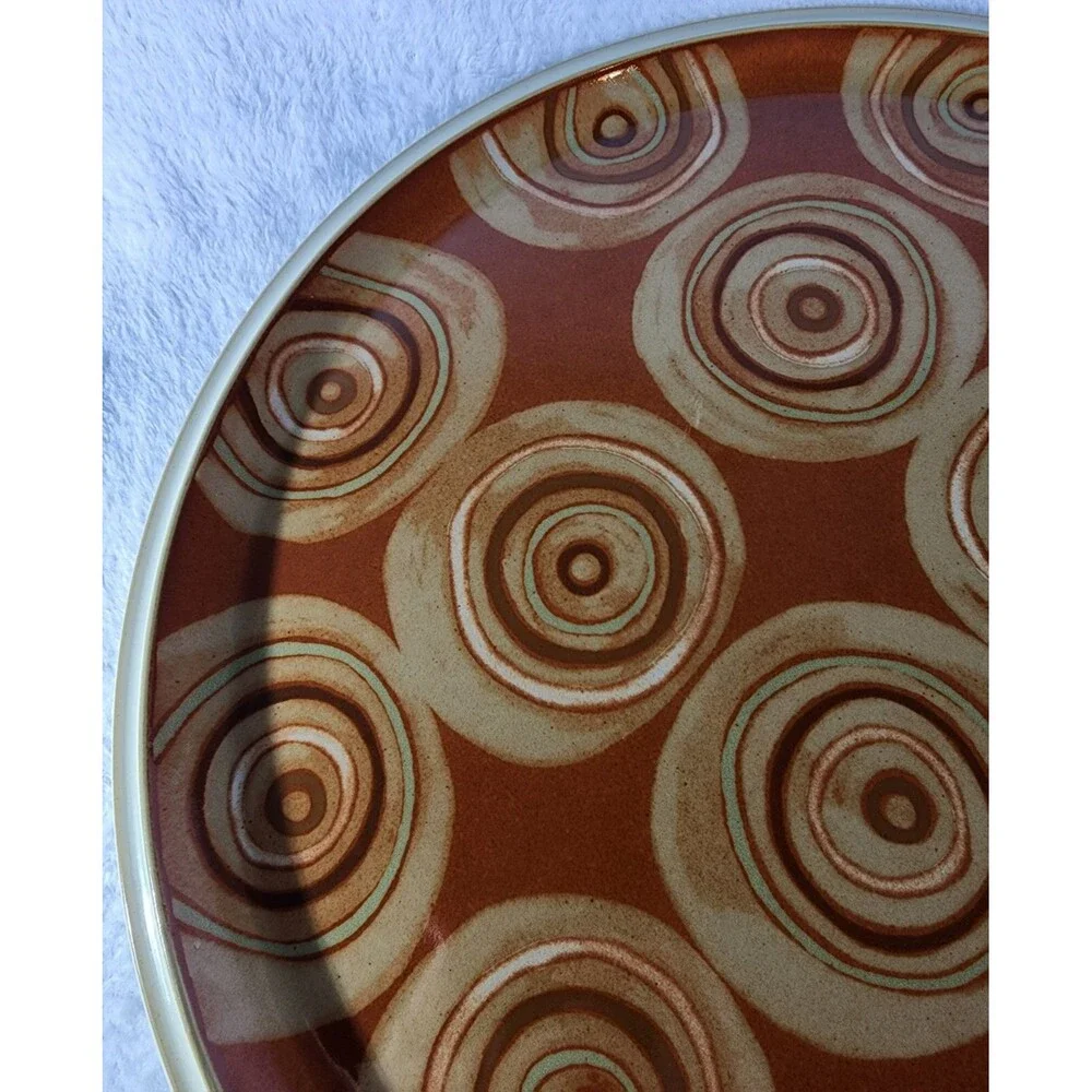 Denby Stoneware ~ Fire Chilli w/Swirl Design ~ 13